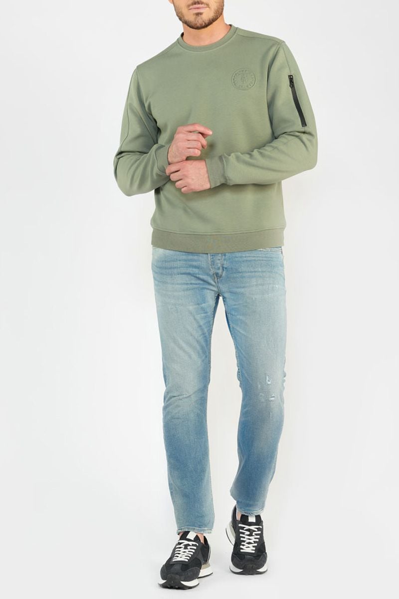 le temps des cerises Jeans 900/16 tapered Raffi destroy vintage bleu N°5