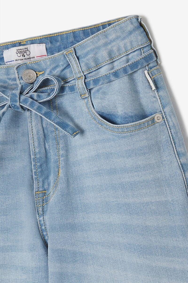 Le Temps Des Cerises Jeans Alexgi Wide Leg Taille Haute Bleu N°4