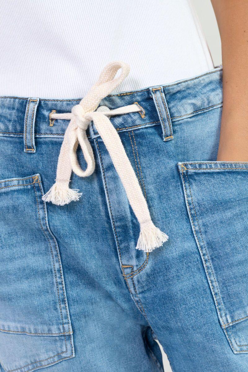 Le Temps Des Cerises Jeans Balloon Madie Taille Haute Bleu N°4