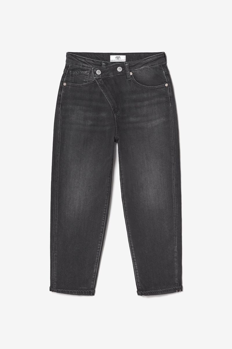 le temps des cerises Jeans boyfit Cosa 7/8ème noir N°1