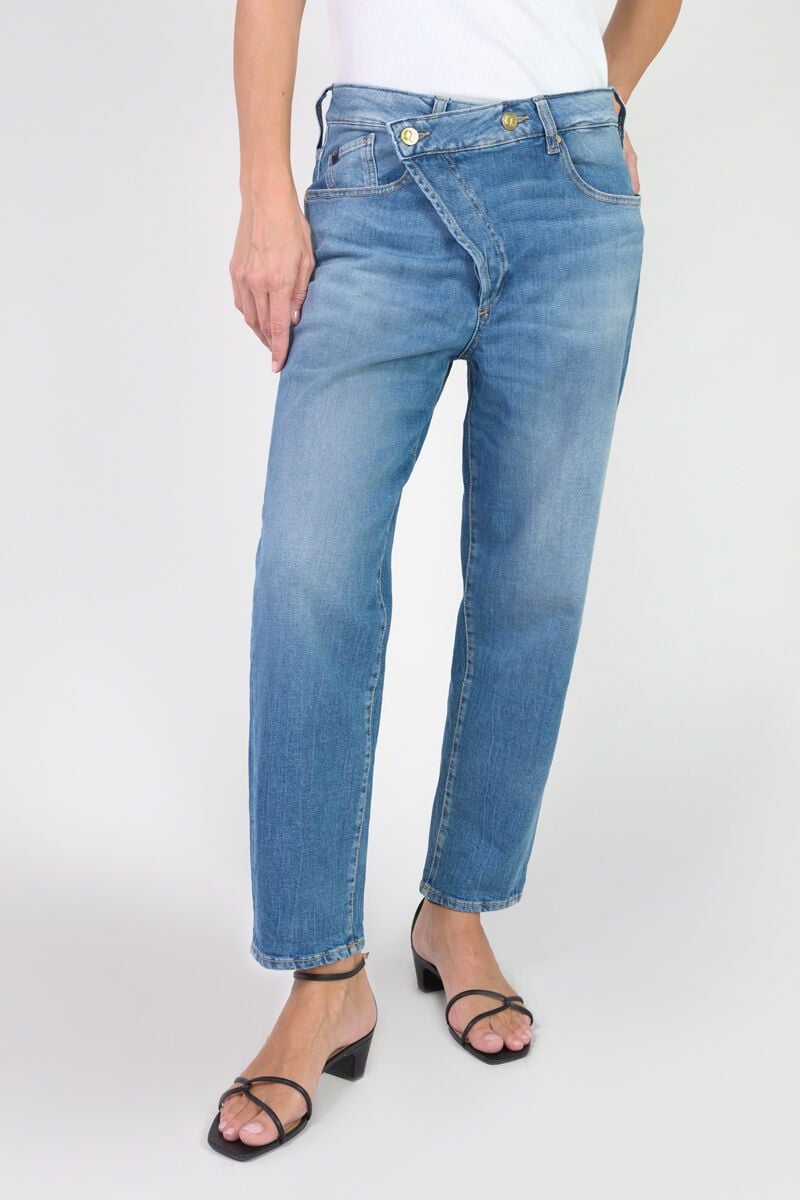 le temps des cerises Jeans boyfit Cosy 7/8ème bleu N°4