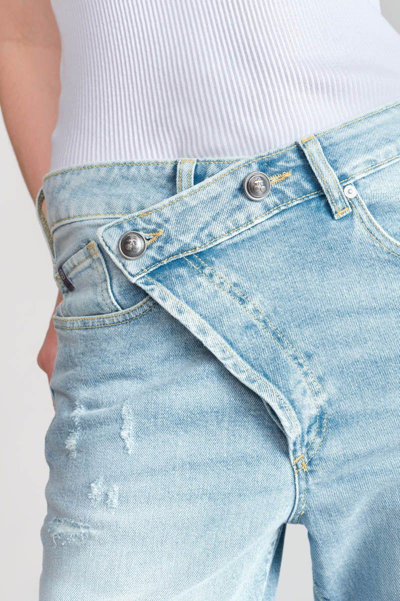 Le Temps Des Cerises Jeans Boyfit Cosy 7/8ème Destroy Bleu N°5