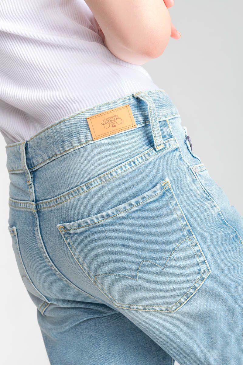 Le Temps Des Cerises Jeans Boyfit Cosy 7/8ème Destroy Bleu N°5