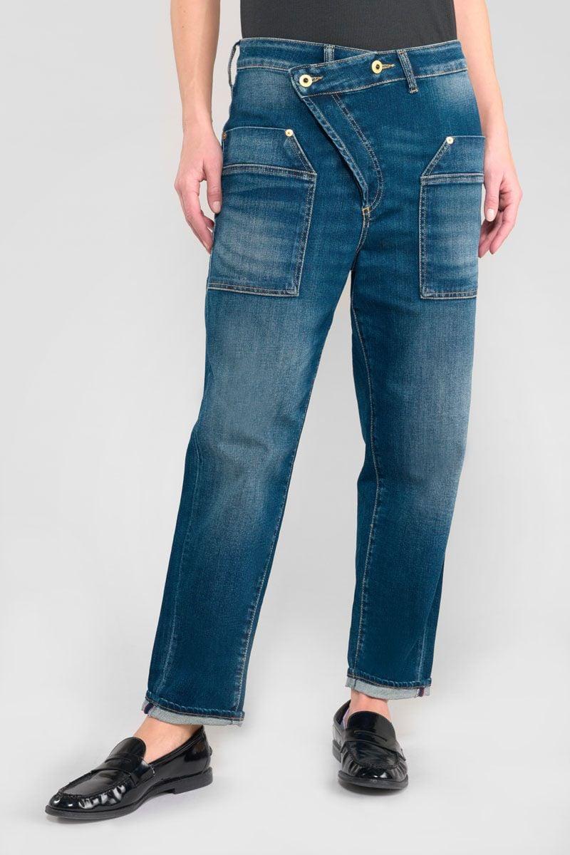 Le Temps Des Cerises Jeans Boyfit Cosy Pocket 7/8ème Bleu N°2