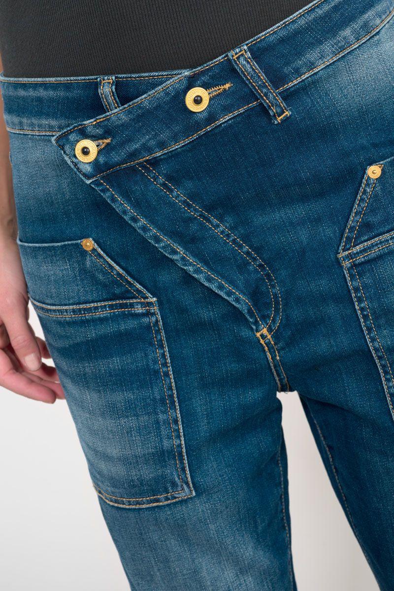 Le Temps Des Cerises Jeans Boyfit Cosy Pocket 7/8ème Bleu N°2