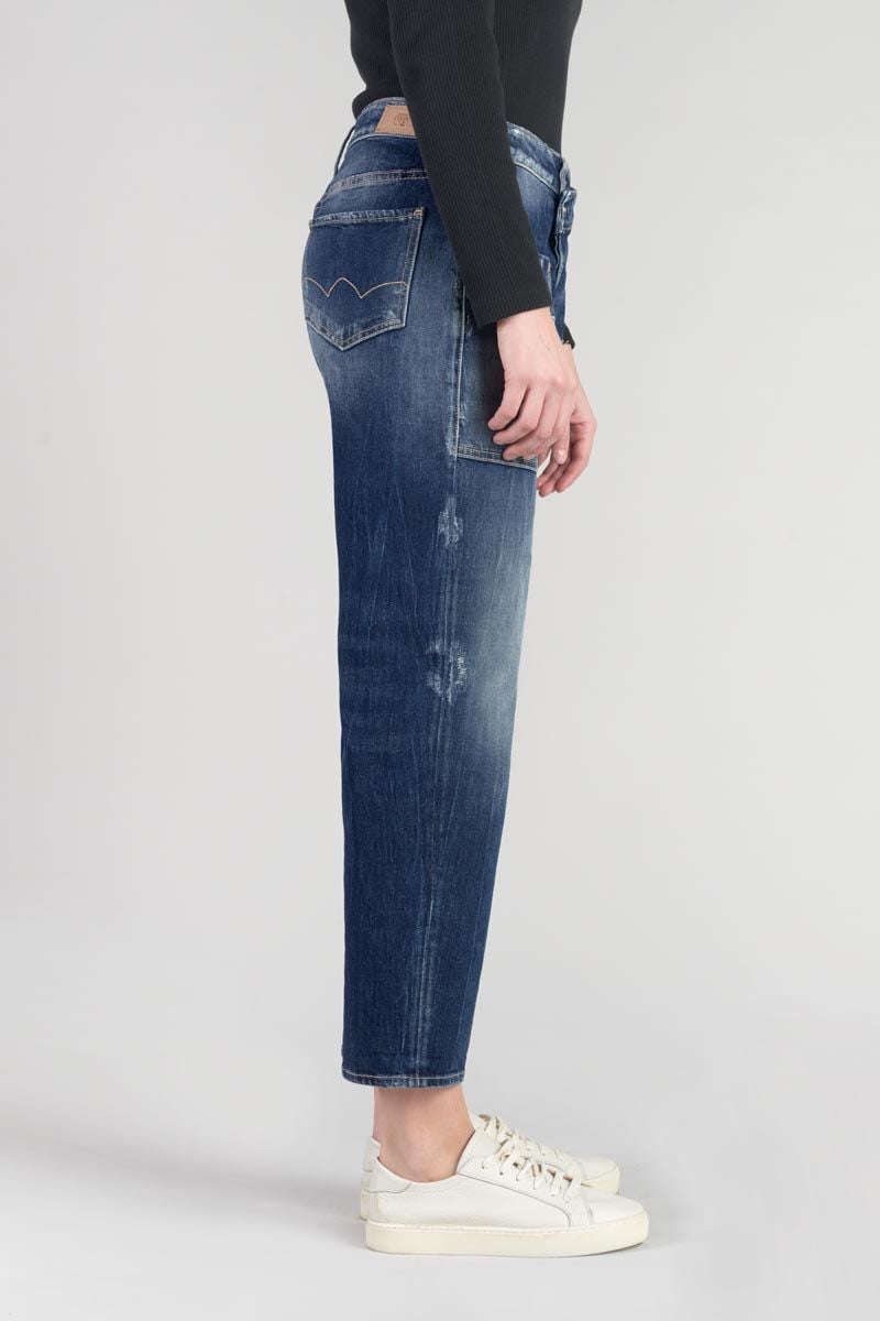 Le Temps Des Cerises Jeans Boyfit Cosy Pocket 7/8ème Destroy Bleu N°2