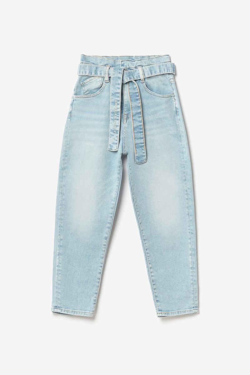le temps des cerises Jeans boyfit Milina 7/8ème bleu N°5