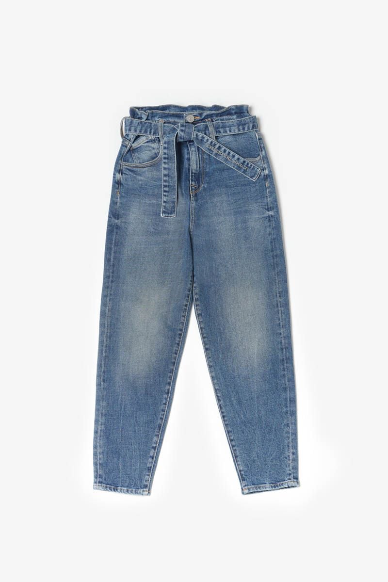 le temps des cerises Jeans boyfit Milina vintage bleu N°4
