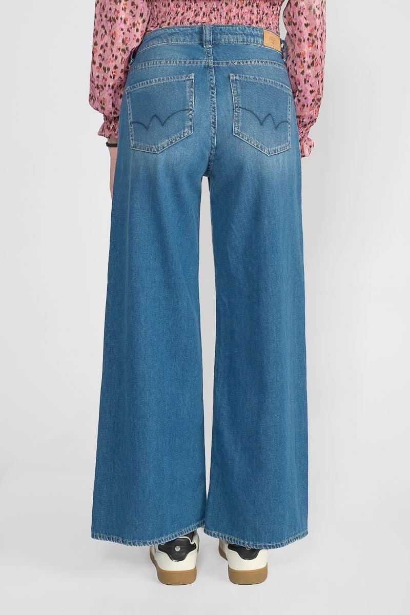 Le Temps Des Cerises Jeans Flare Queen Taille Haute Bleu N°4