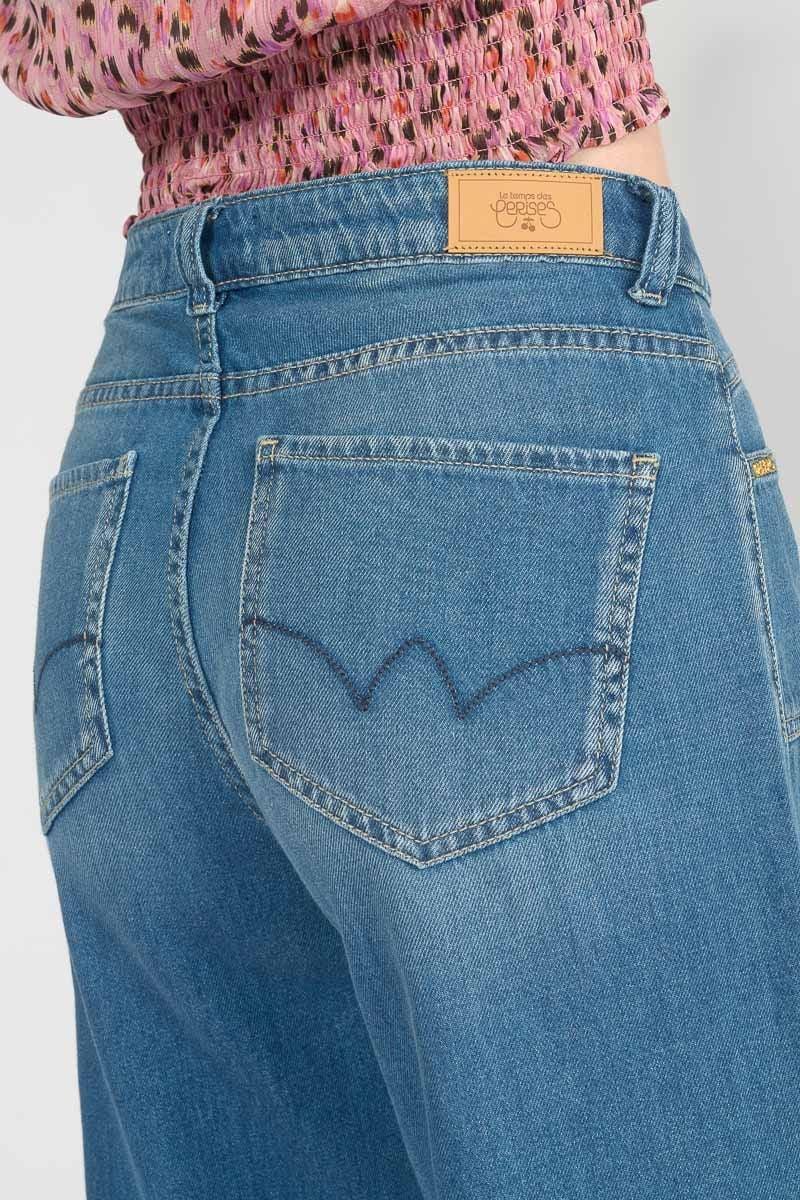 Le Temps Des Cerises Jeans Flare Queen Taille Haute Bleu N°4