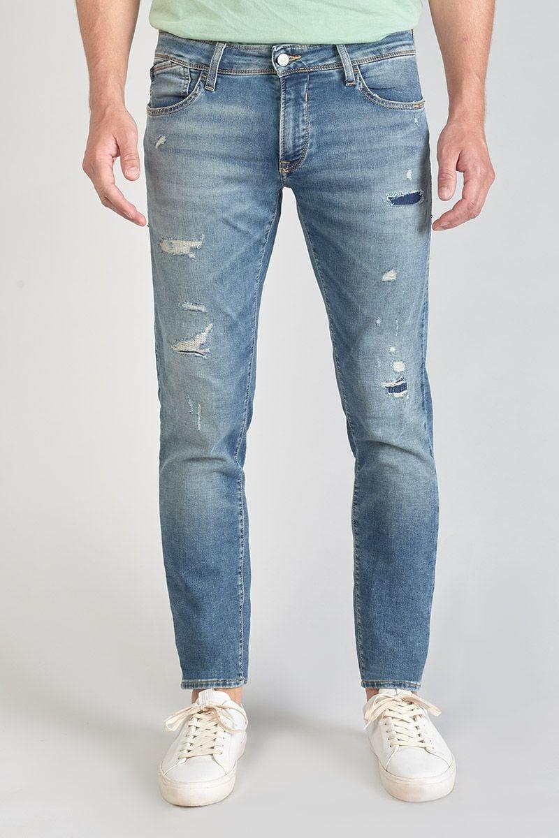 le temps des cerises Jeans jogg 700/11 adjusted destroy bleu N°4