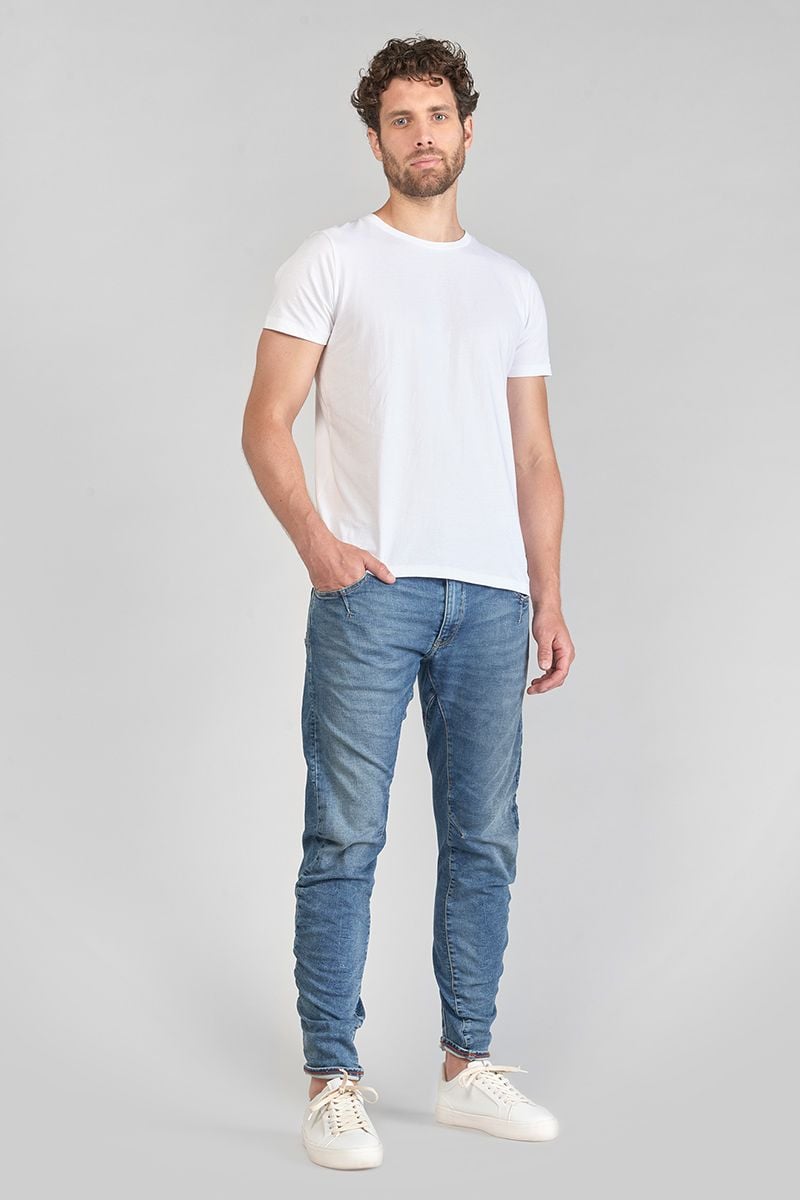 le temps des cerises Jeans jogg 900/03 tapered arqué bleu N°3