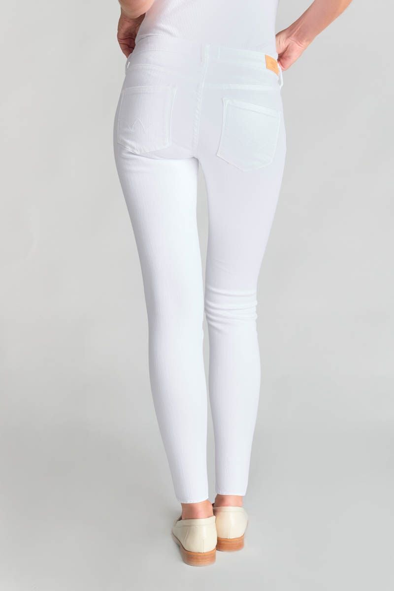 Le Temps Des Cerises Jeans Power Skinny 7/8ème Blanc