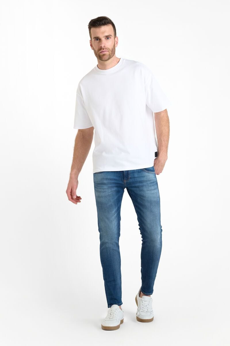 le temps des cerises Jeans power skinny 7/8ème bleu N°3