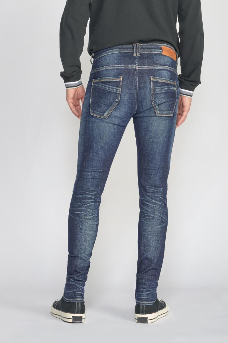Le Temps Des Cerises Jeans Power Skinny 7/8ème Destroy Bleu N°1