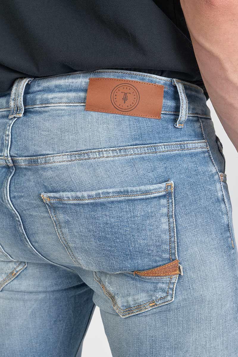 Le Temps Des Cerises Jeans Power Skinny 7/8ème Destroy Bleu N°4
