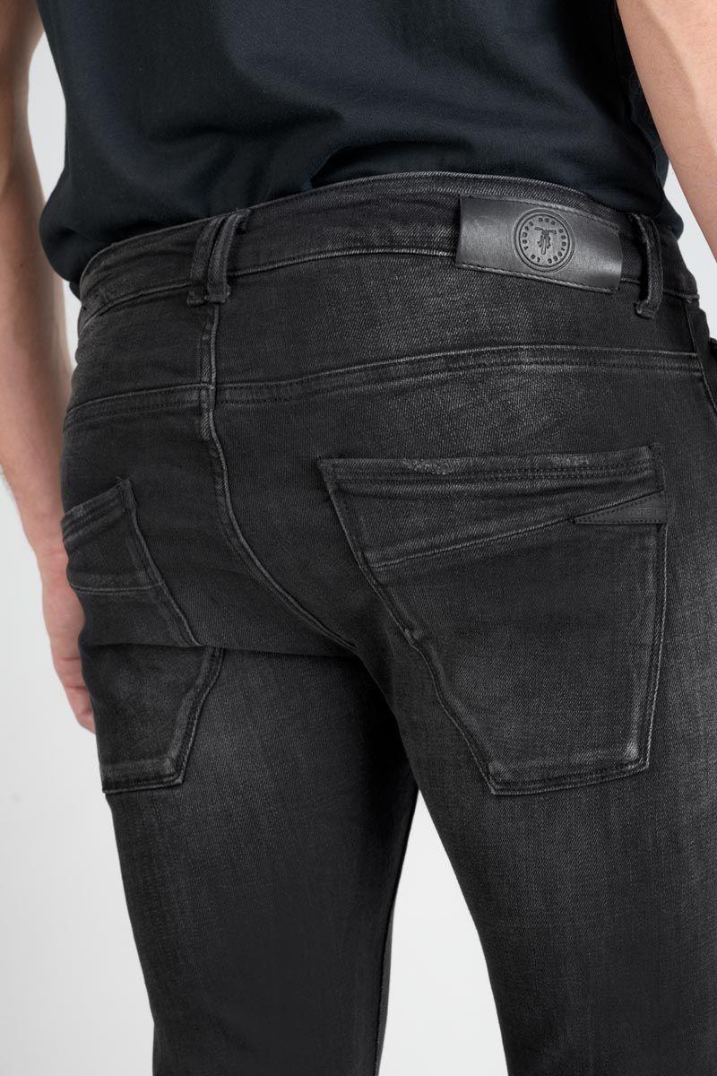 Le Temps Des Cerises Jeans Power Skinny 7/8ème Destroy Noir N°1