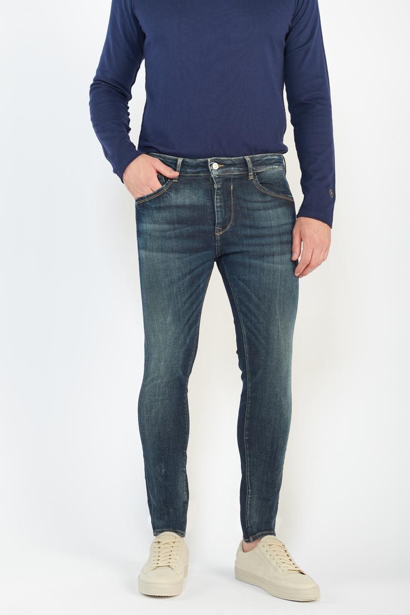 Le Temps Des Cerises Jeans Power Skinny 7/8ème Vintage Bleu N°1