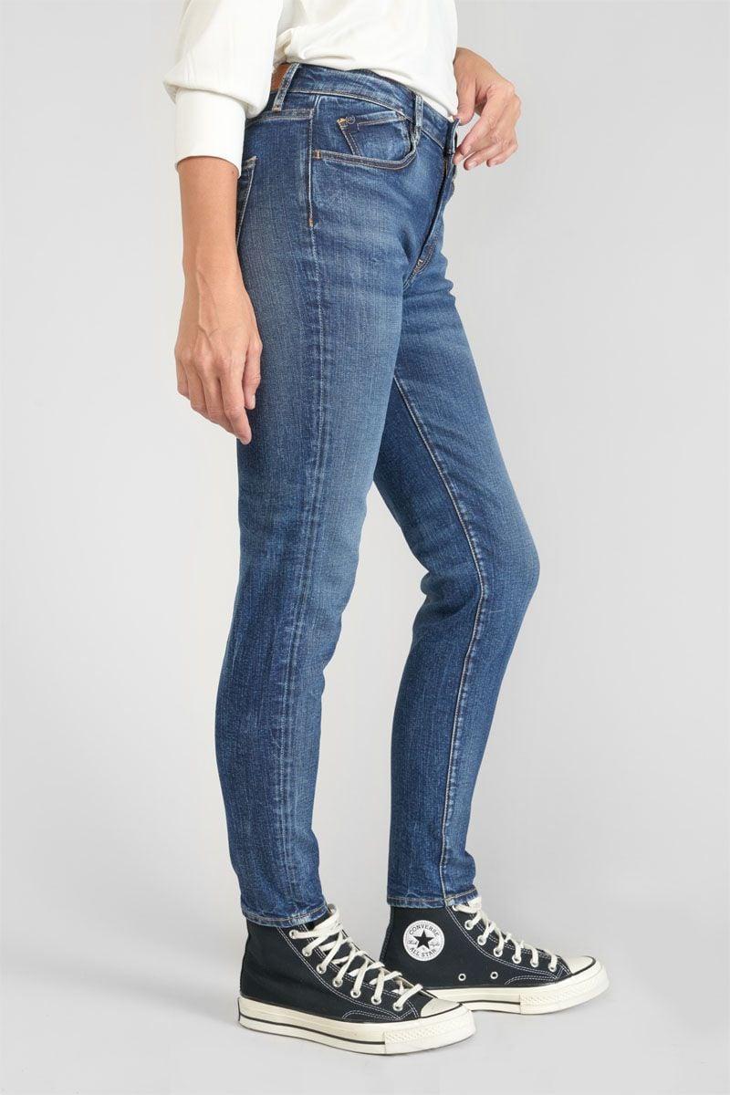Le Temps Des Cerises Jeans Power Skinny Taille Haute 7/8ème Bleu N°2