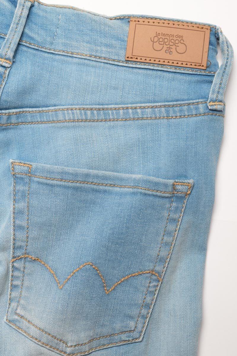 Le Temps Des Cerises Jeans Power Skinny Taille Haute Bleu N°5