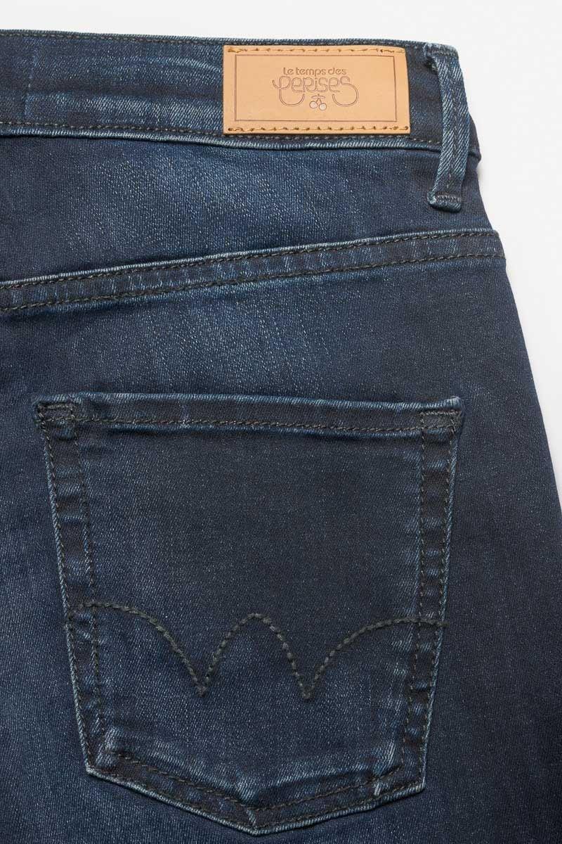 Le Temps Des Cerises Jeans Power Skinny Taille Haute Bleu-noir N°2
