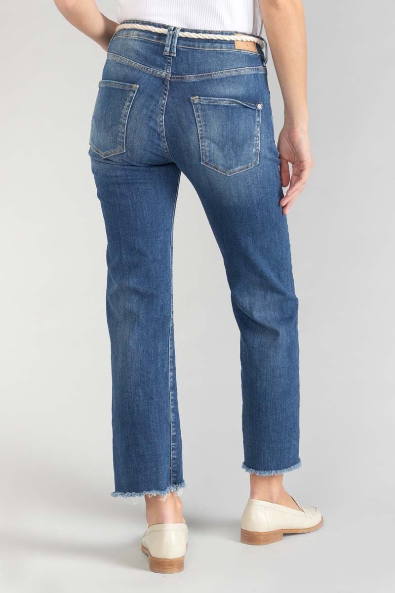Le Temps Des Cerises Jeans Pricilia Taille Haute 7/8ème Bleu N°2
