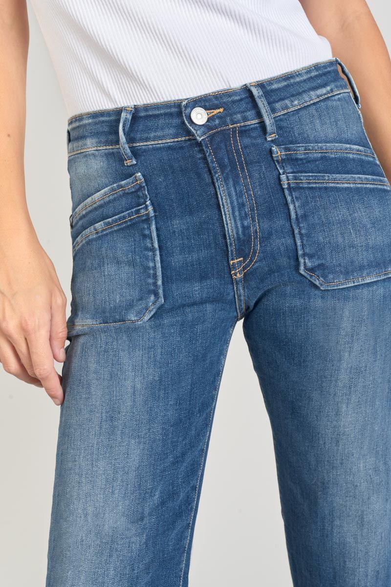 Le Temps Des Cerises Jeans Pricilia Taille Haute 7/8ème Bleu N°2