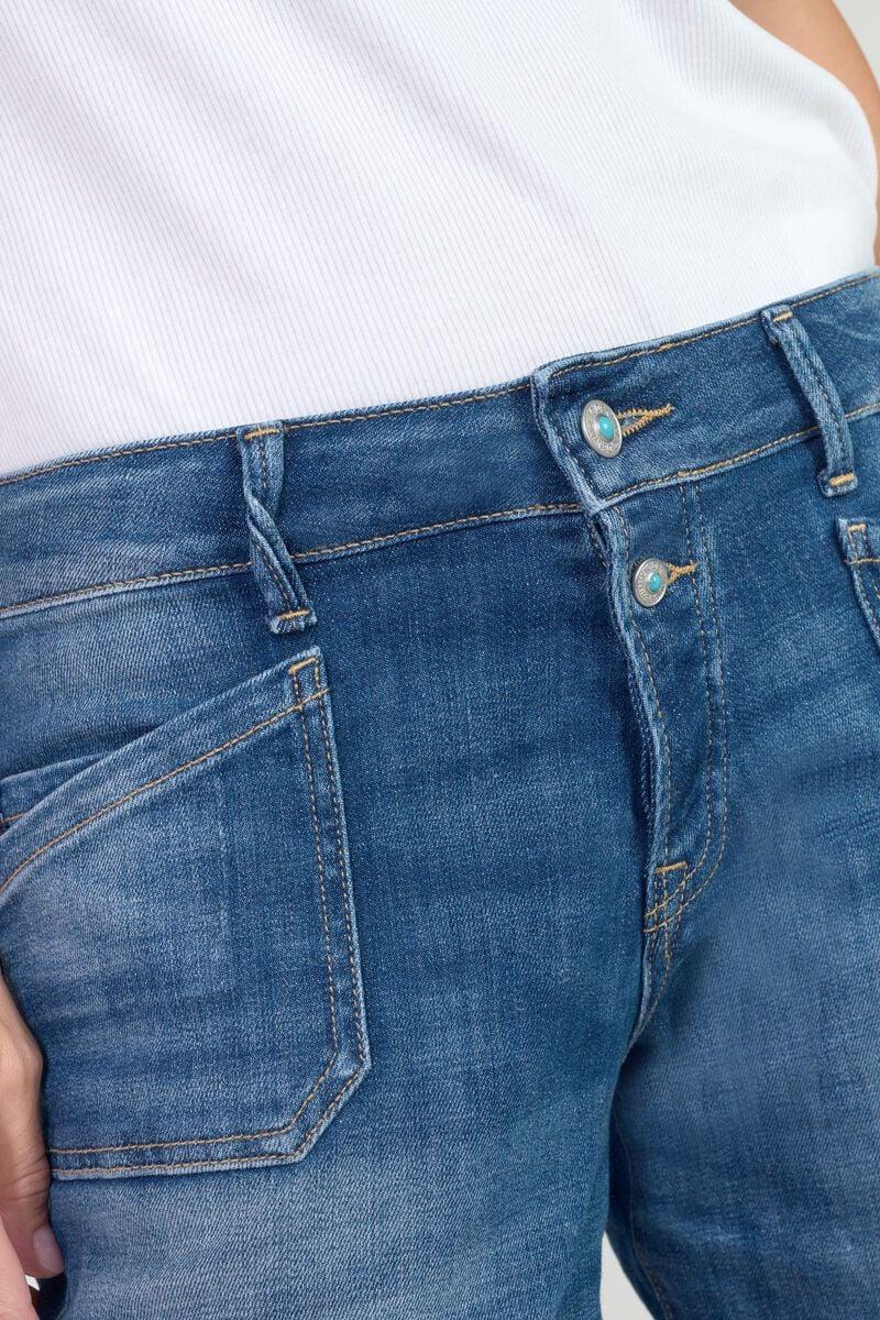 Le Temps Des Cerises Jeans Priska Taille Haute 7/8ème Bleu N°3