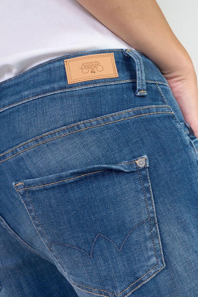 Le Temps Des Cerises Jeans Priska Taille Haute 7/8ème Bleu N°3