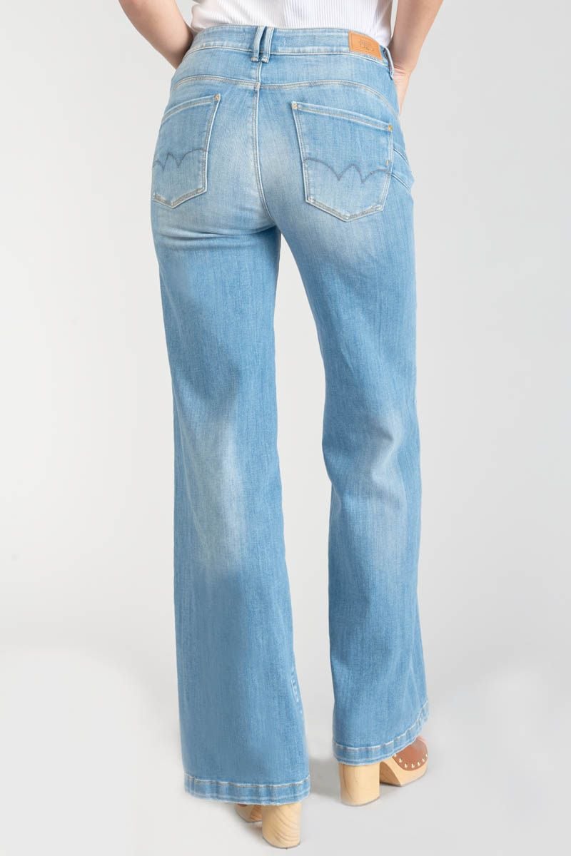 Le Temps Des Cerises Jeans Pulp Flare Axis Taille Haute Bleu N°4