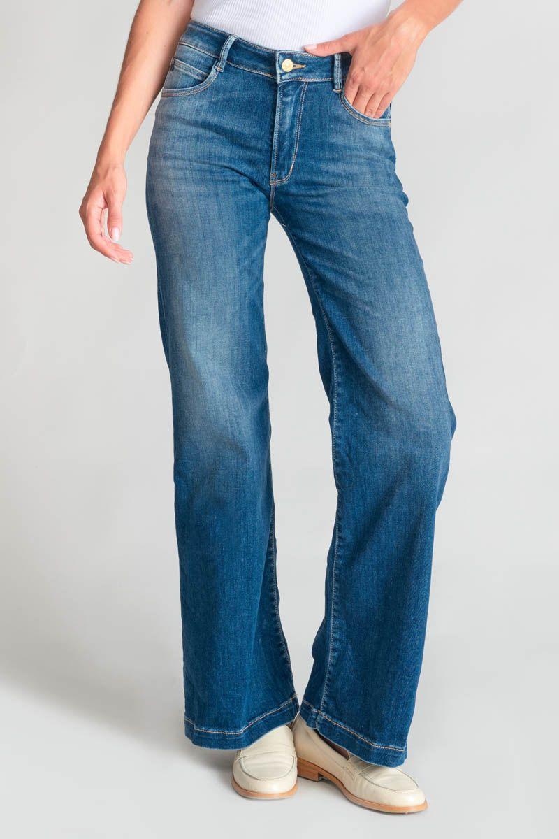 Le Temps Des Cerises Jeans Pulp Flare Barcy Taille Haute Bleu N°3