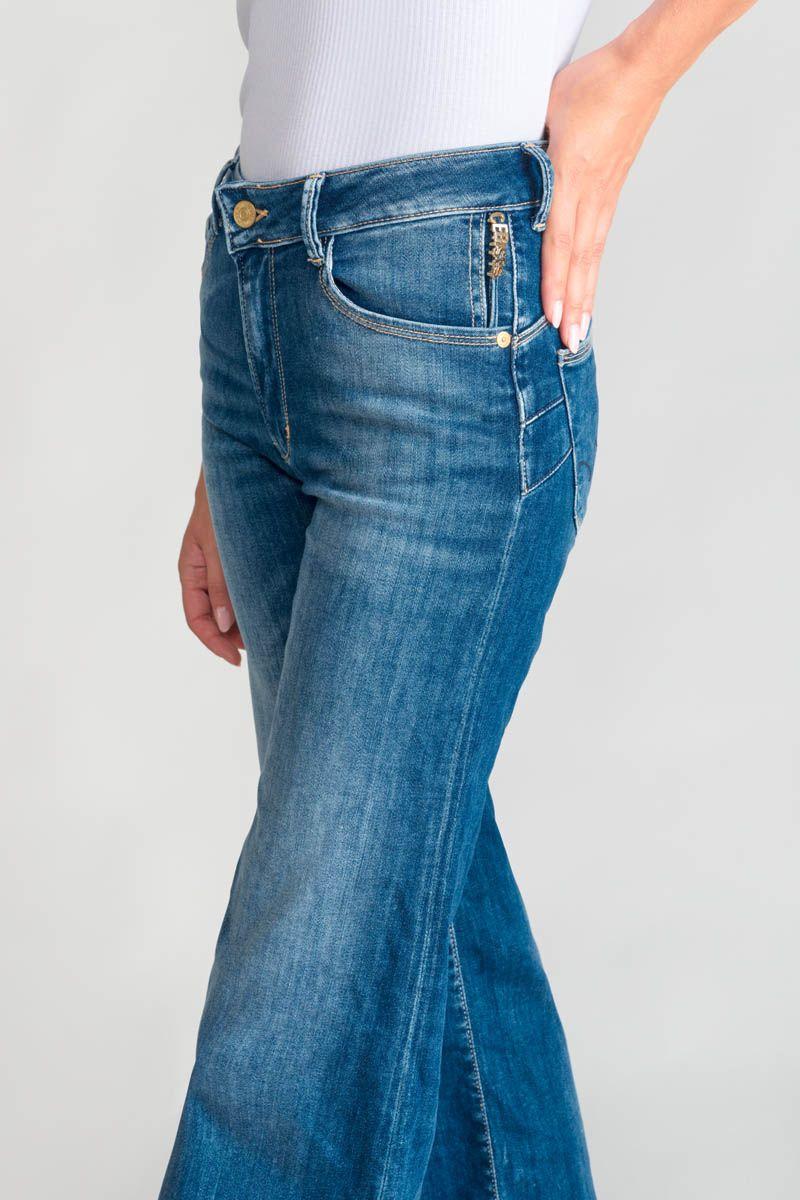 Le Temps Des Cerises Jeans Pulp Flare Barcy Taille Haute Bleu N°3