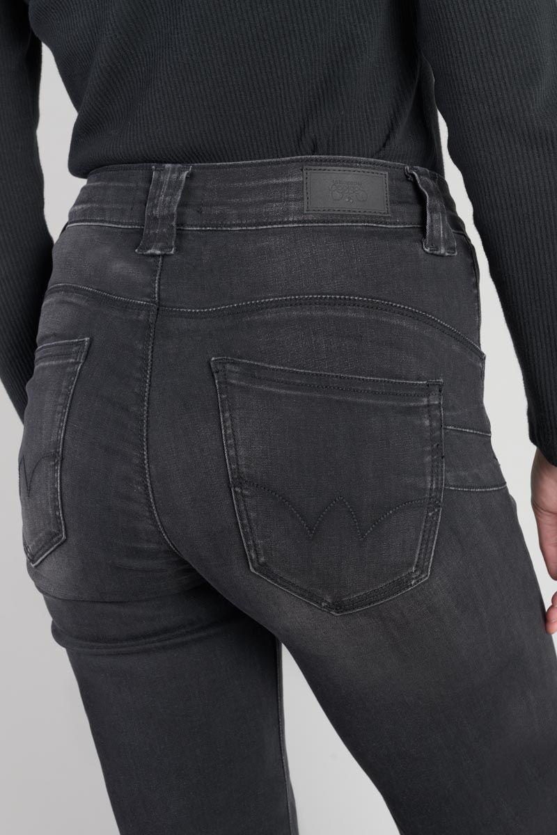 Le Temps Des Cerises Jeans Pulp Flare Favart Taille Haute Noir N°1