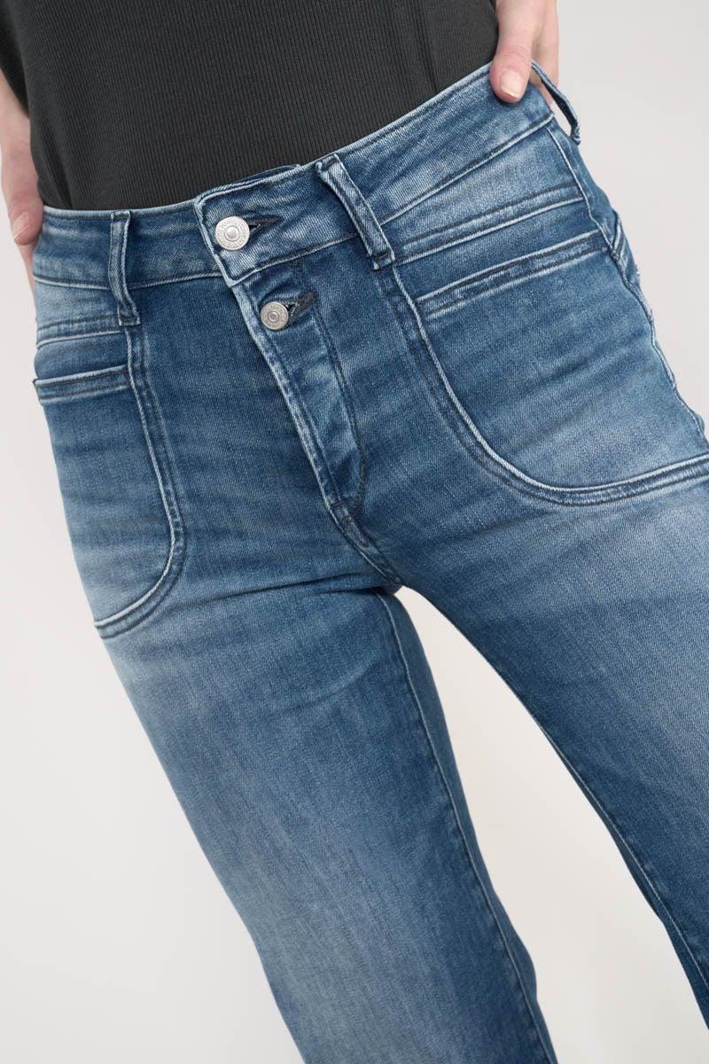 Le Temps Des Cerises Jeans Pulp Flare Lie Taille Haute Bleu N°3