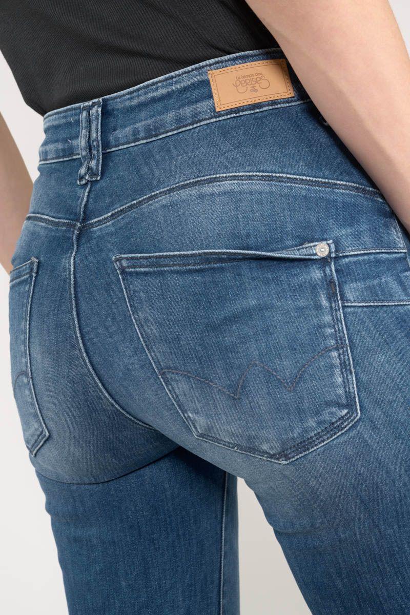 Le Temps Des Cerises Jeans Pulp Flare Lie Taille Haute Bleu N°3