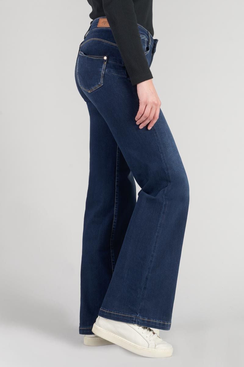 Le Temps Des Cerises Jeans Pulp Flare Taille Haute Bleu N°1
