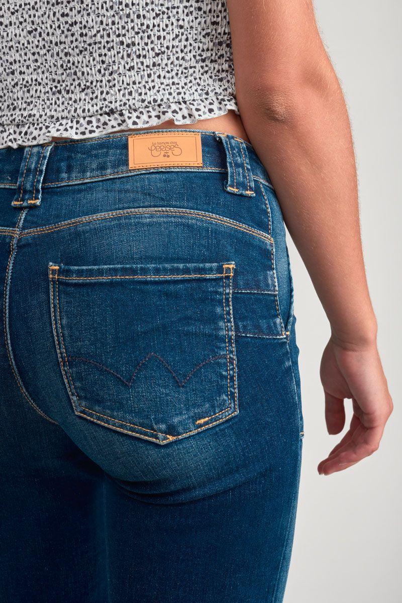 Le Temps Des Cerises Jeans Pulp Flare Taille Haute Bleu N°2