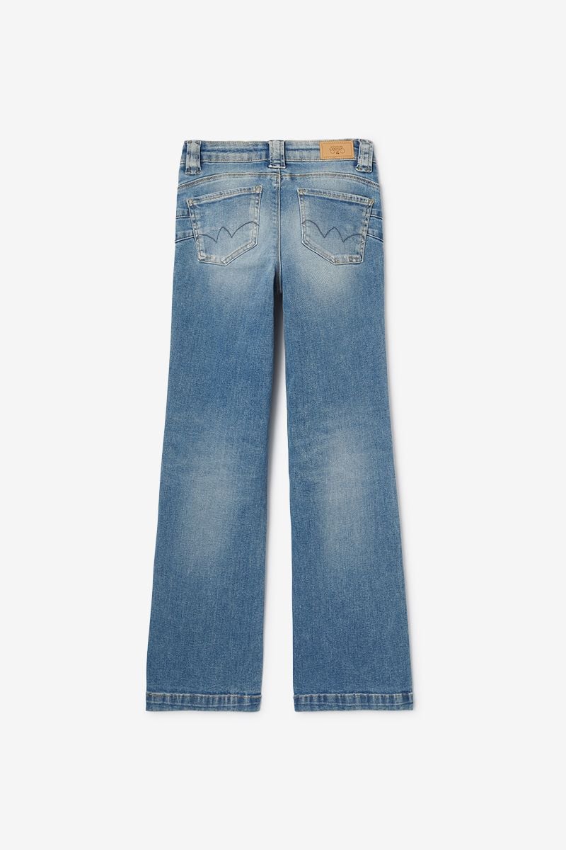 Le Temps Des Cerises Jeans Pulp Flare Taille Haute Bleu N°4