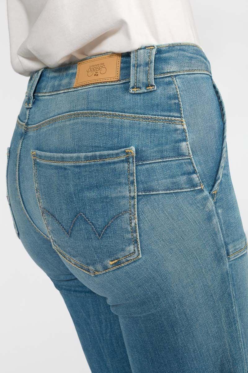 Le Temps Des Cerises Jeans Pulp Flare Taille Haute Bleu N°4