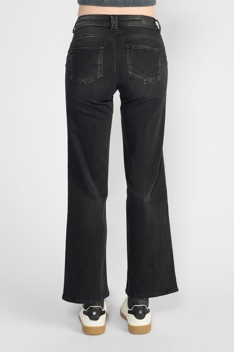 Le Temps Des Cerises Jeans Pulp Flare Taille Haute Noir N°1