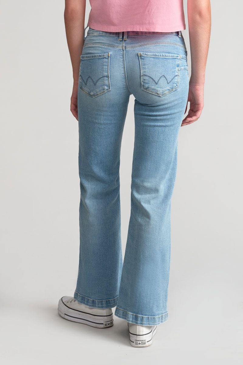 Le Temps Des Cerises Jeans Pulp Flare Tami Taille Haute Bleu N°5