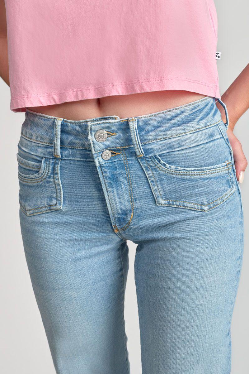 Le Temps Des Cerises Jeans Pulp Flare Tami Taille Haute Bleu N°5