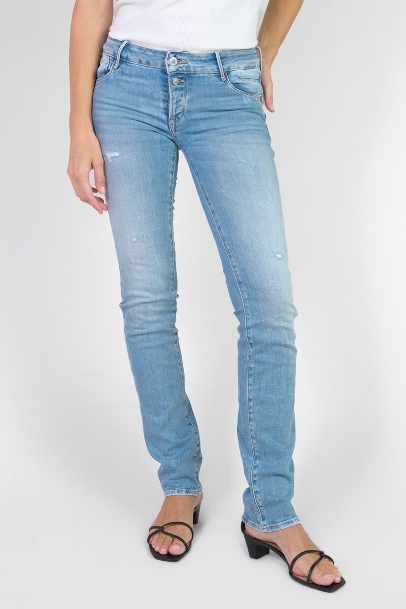 Le Temps Des Cerises Jeans Pulp Regular Argos Destroy Bleu N°4