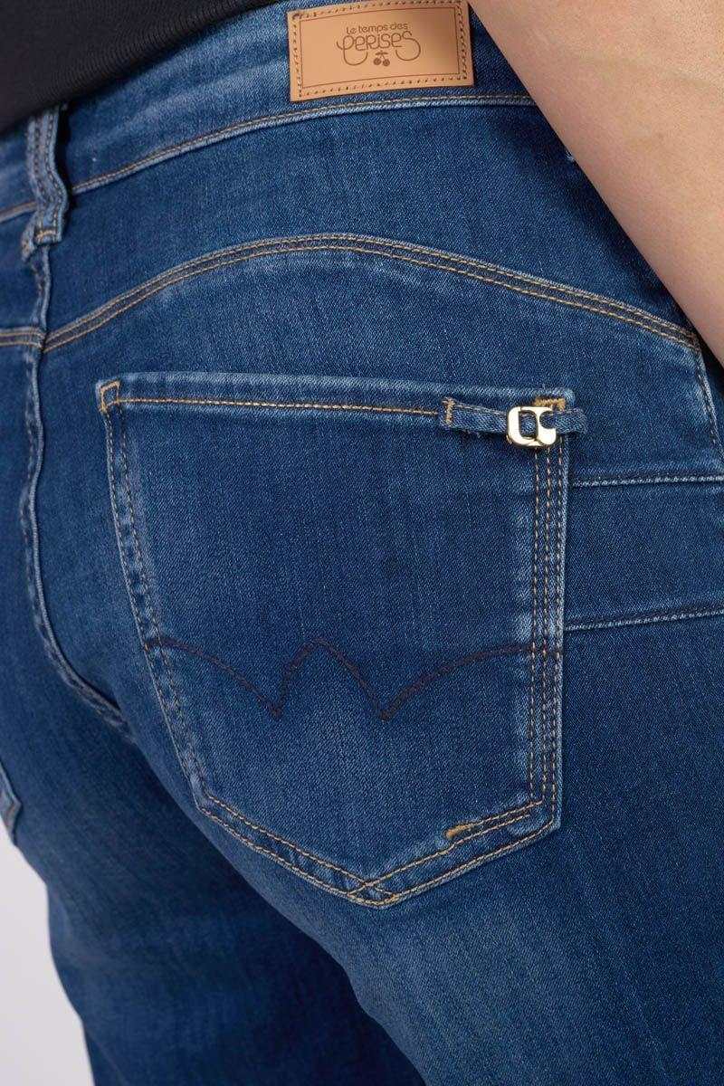Le Temps Des Cerises Jeans Pulp Regular Miley Taille Haute Bleu N°2