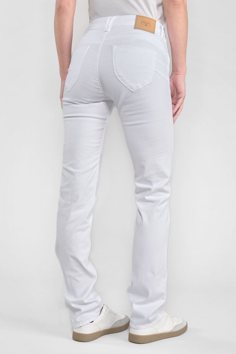 Le Temps Des Cerises Jeans Pulp Regular Taille Haute Blanc