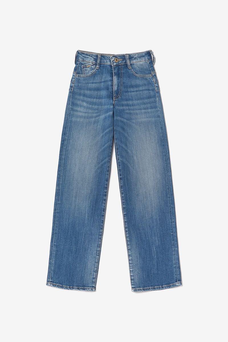 le temps des cerises Jeans pulp regular taille haute bleu N°3