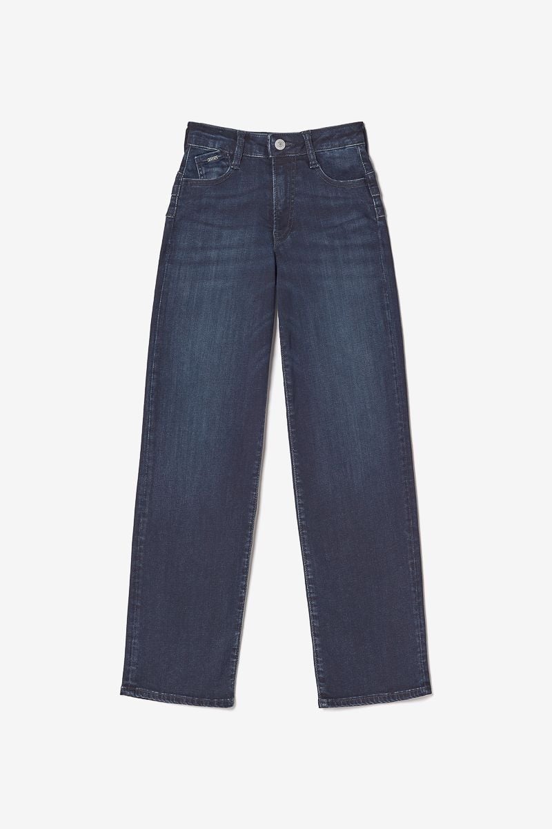 le temps des cerises Jeans pulp regular taille haute bleu-noir N°1