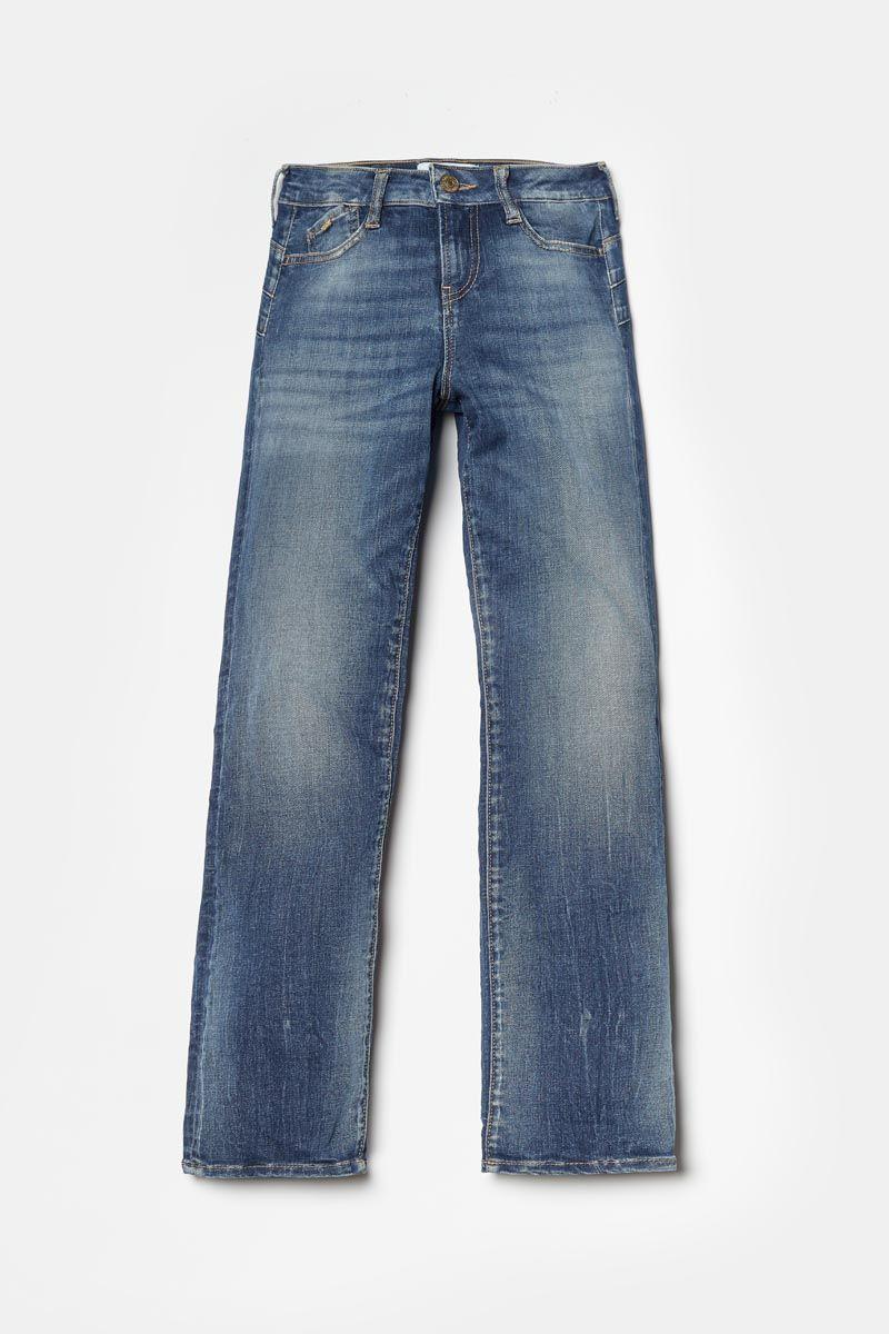 le temps des cerises Jeans pulp regular taille haute vintage bleu N°2