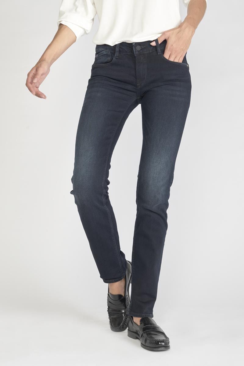le temps des cerises Jeans pulp regular Tiko bleu-noir N°1