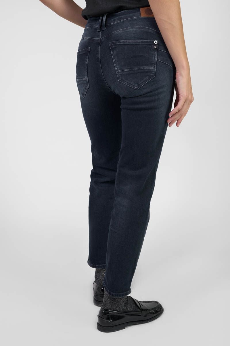 Le Temps Des Cerises Jeans Pulp Regular Zep Taille Haute 7/8ème Bleu-noir N°1